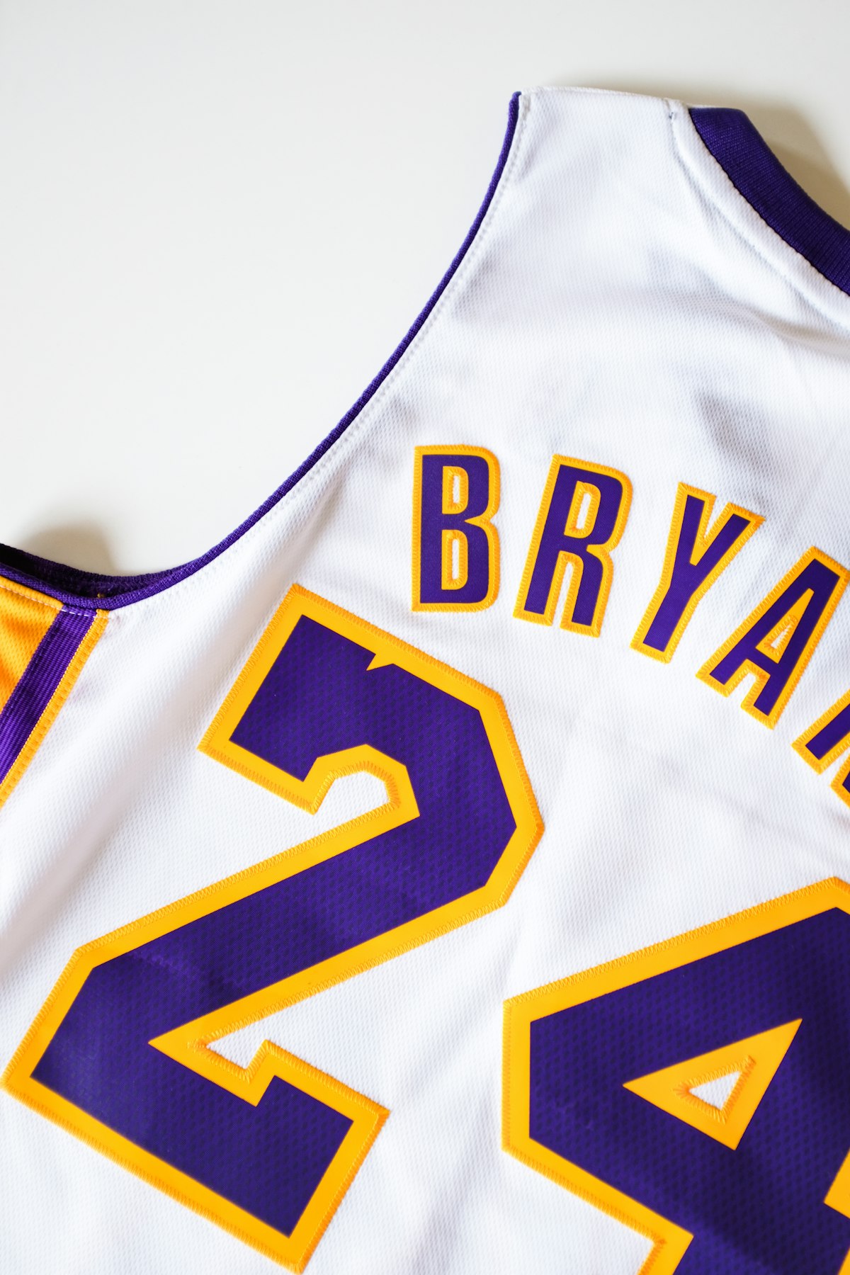 Basketball jersey product detail.