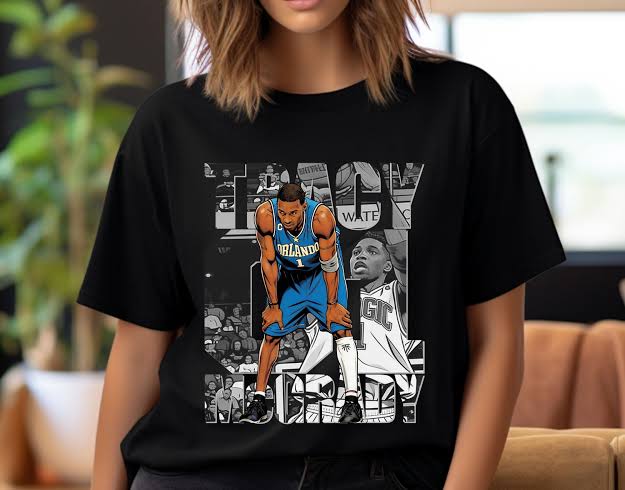 Basketball jerseys merchandise display.